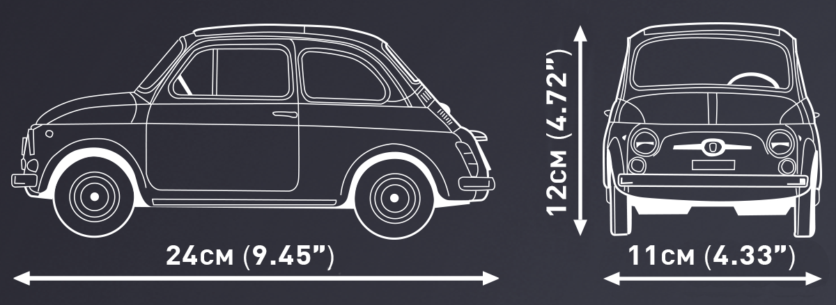 COBI Fiat Abarth 595 #24354