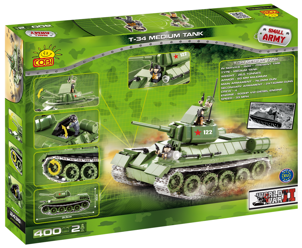 COBI T-34 Medium Tank Set 2438