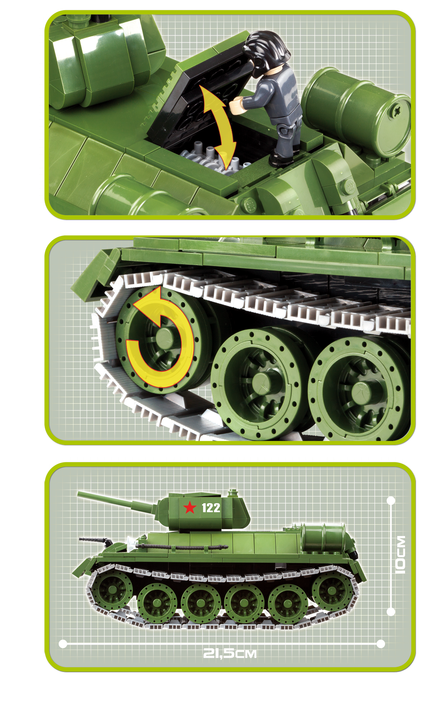 COBI T-34 Medium Tank Set 2438