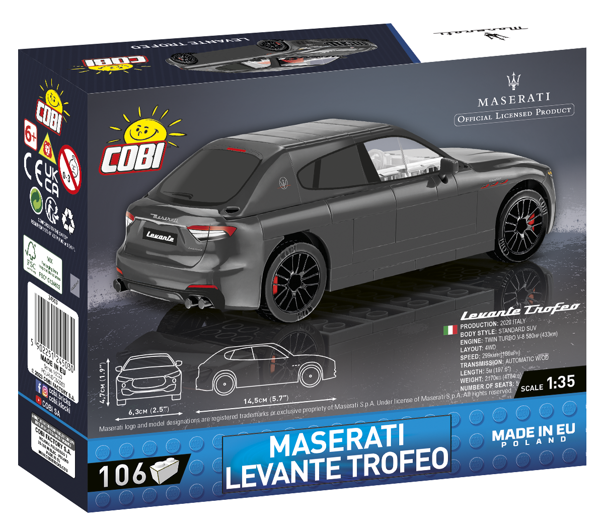 COBI Maserati Levante Trofeo #24503