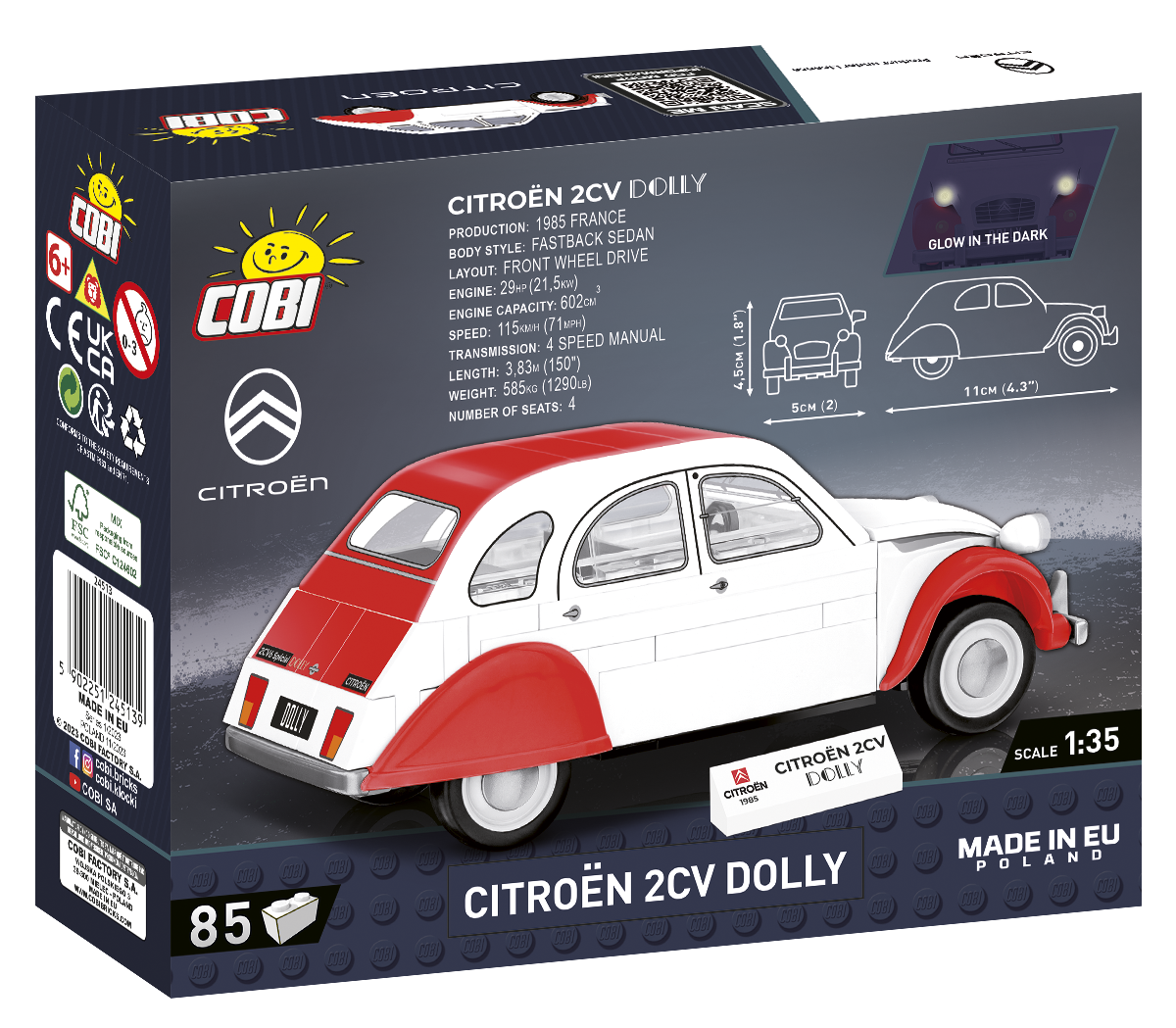 COBI Citroen 2CV Dolly #24513