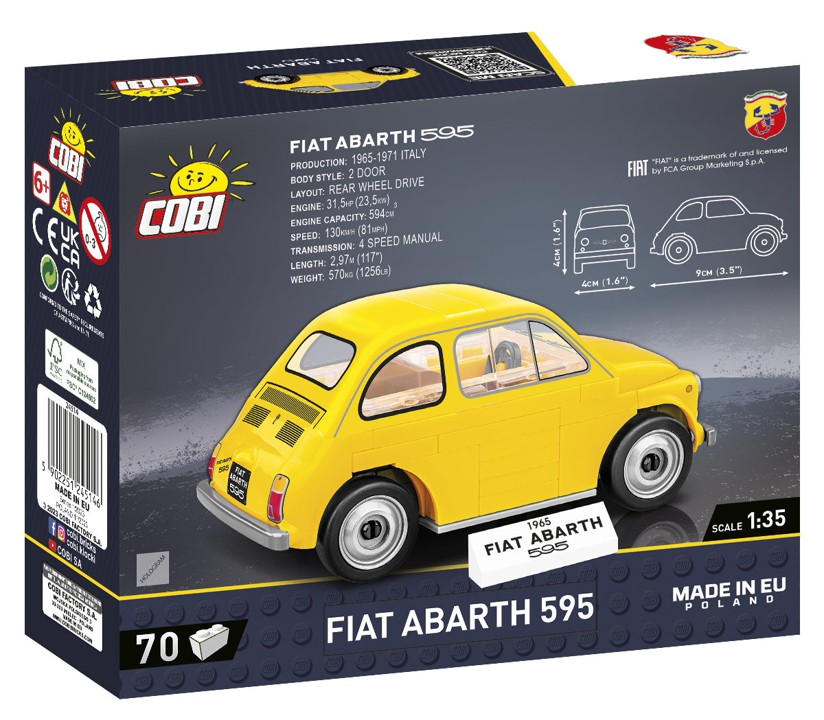 COBI Fiat Abarth 595 #24514