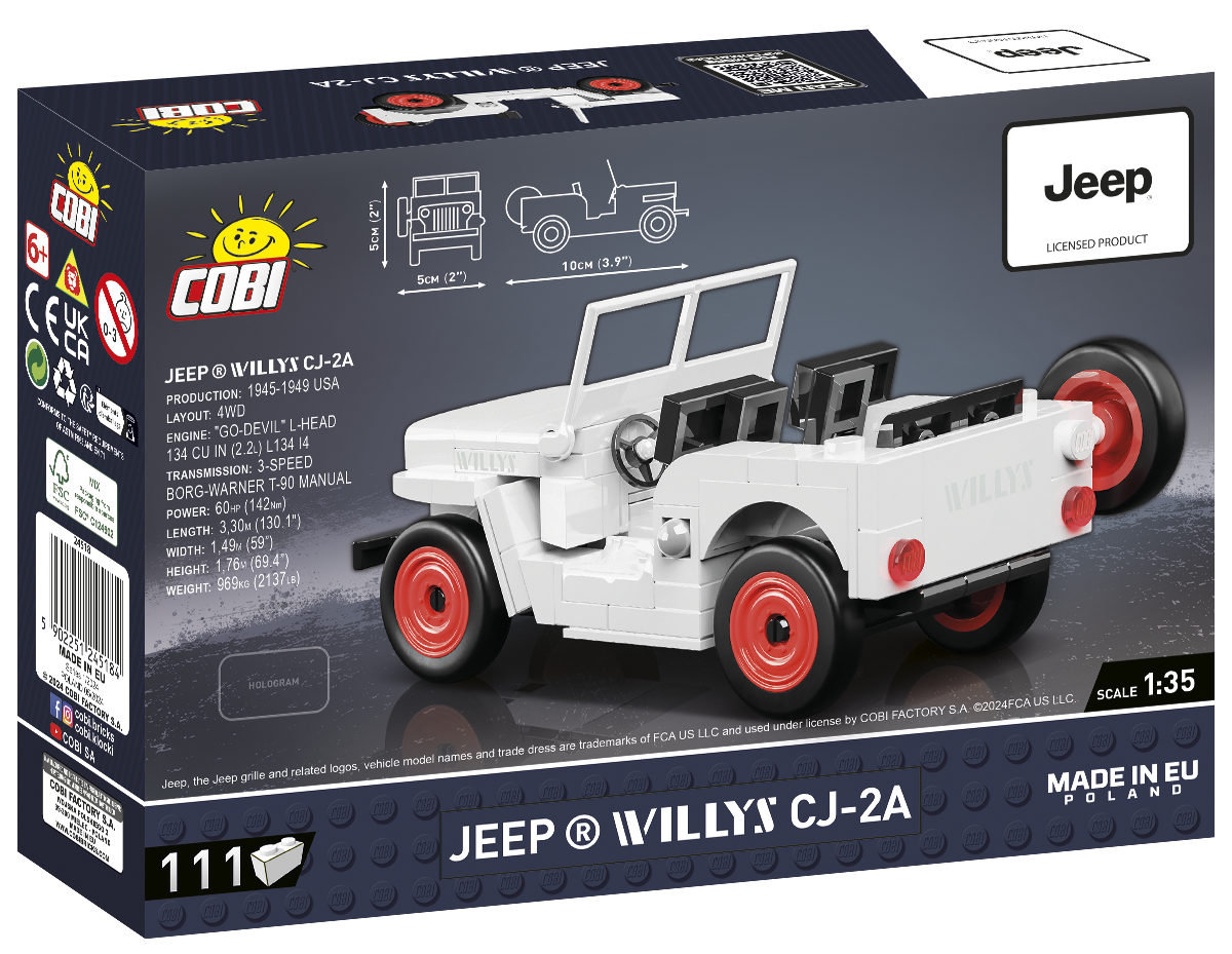 COBI Jeep Willys CJ-2A Set 24518