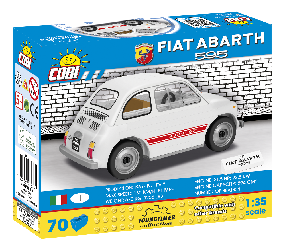 COBI 1965 Fiat Abarth 595 #24524