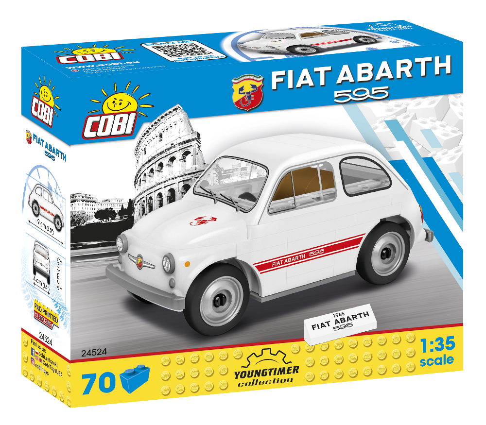 COBI 1965 Fiat Abarth 595 #24524