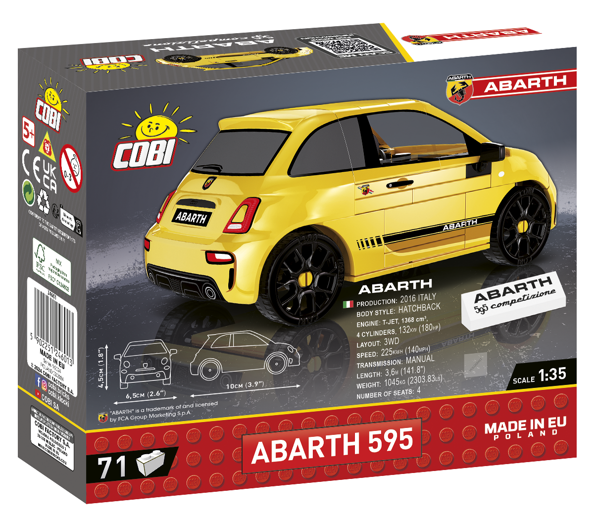 COBI Fiat Abarth 595 Competizione #24601