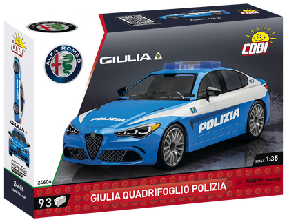 COBI Giulia Quadrifoglio Polizia Set 24606