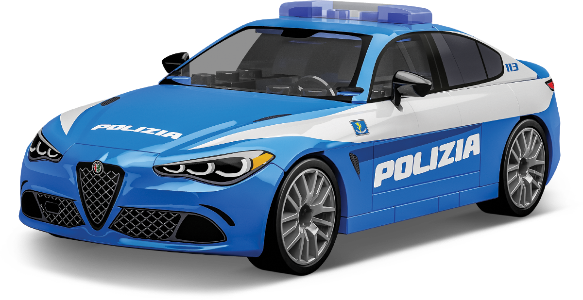 COBI Giulia Quadrifoglio Polizia Set 24606