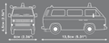 COBI Volkswagen T3 Polizei Set 24637