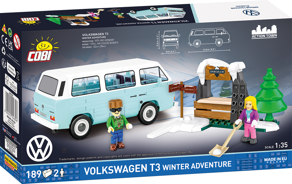COBI Volkswagen T3 Winter Adventure Set 24639