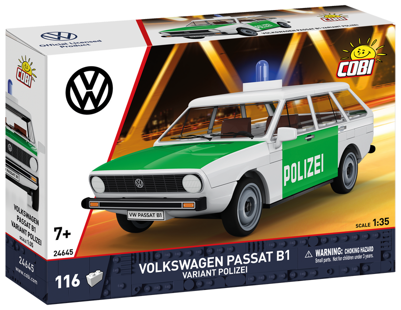 COBI Volkswagen Passat B1 Variant Polizei Set 24645