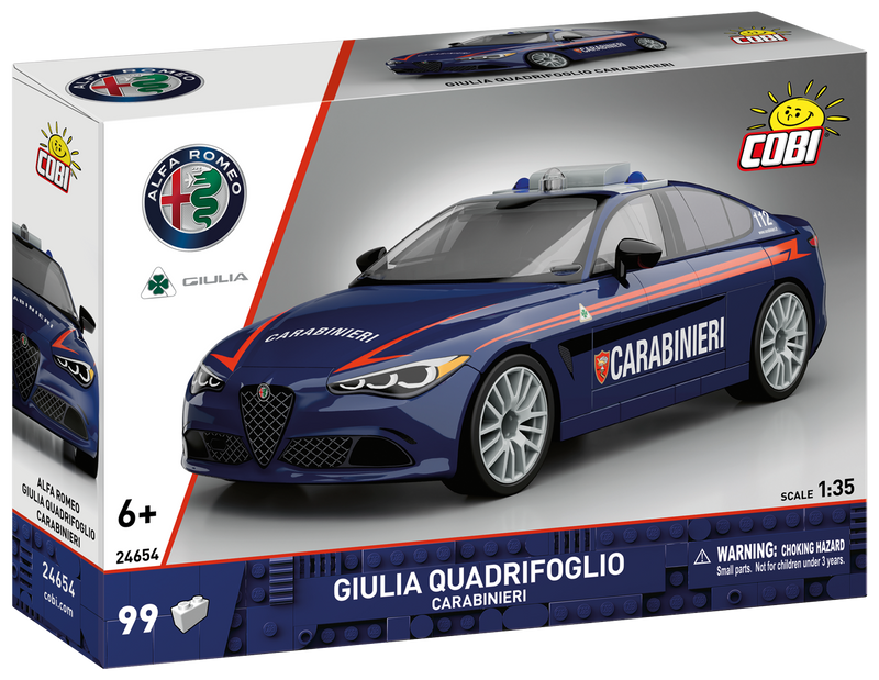 COBI Giulia Quadrifoglio Carabinieri Set 24654