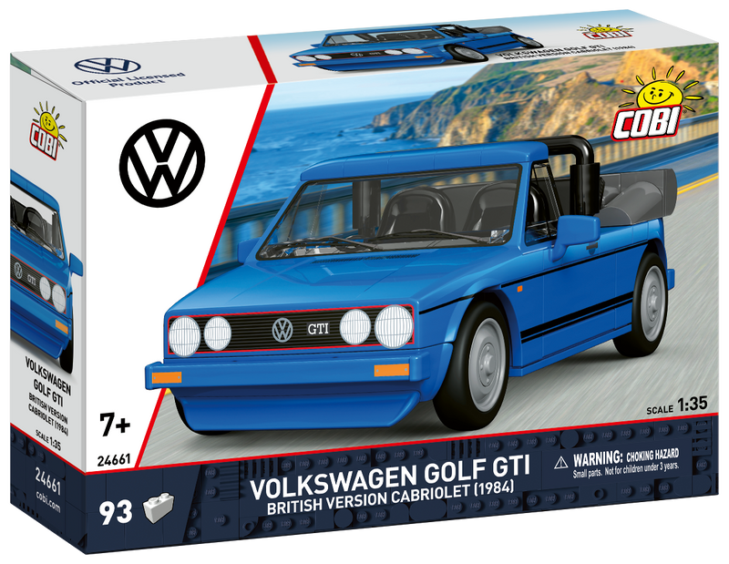 COBI Volkswagen Golf GTI British Version Cabriolet (1984) Set 24641