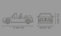 COBI Volkswagen Golf GTI British Version Cabriolet (1984) Set 24641