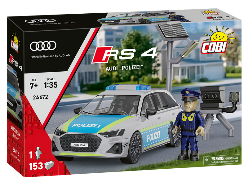COBI Audi RS4 Polizei Set 24672, box front