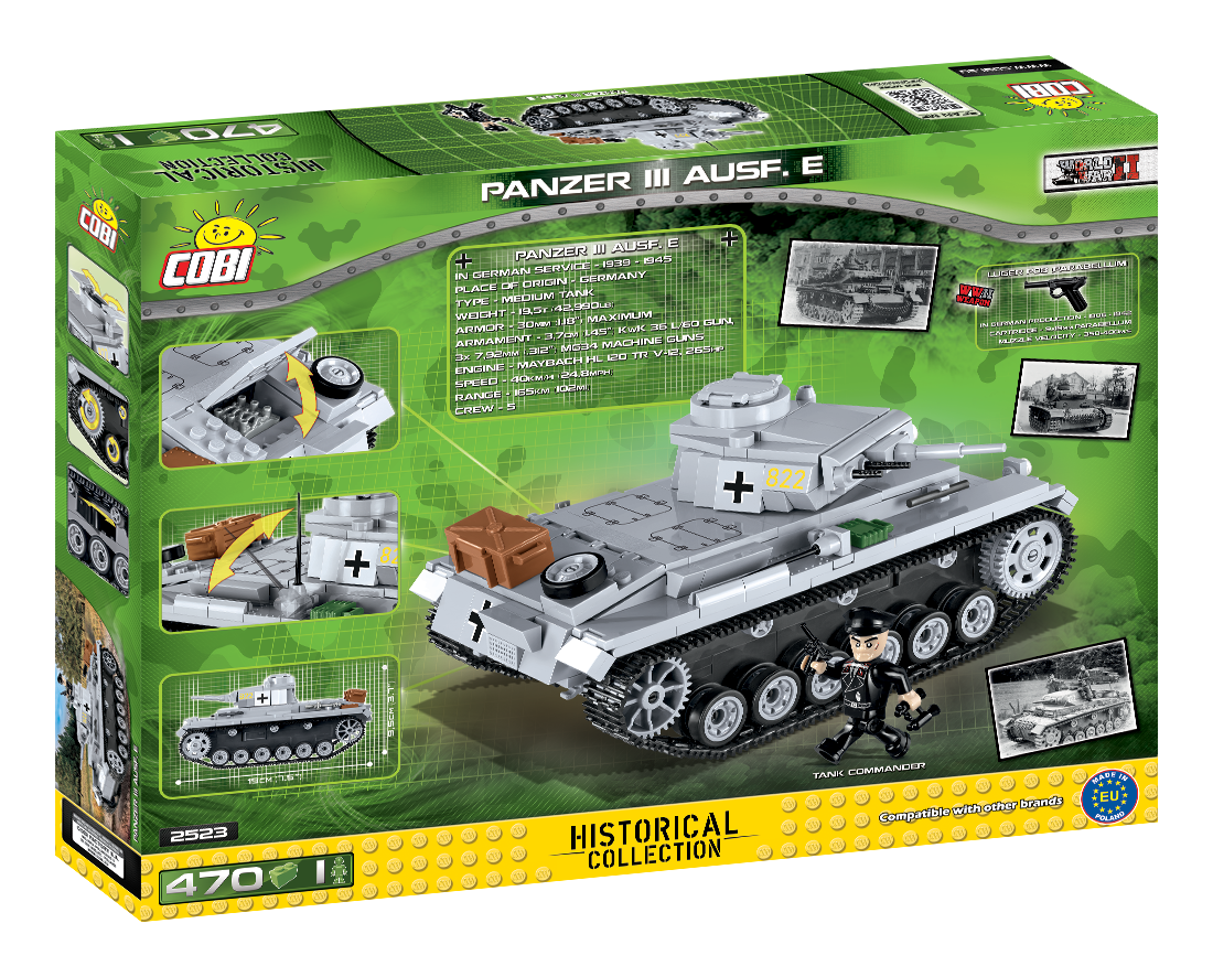 COBI Panzer III Ausf.E #2523