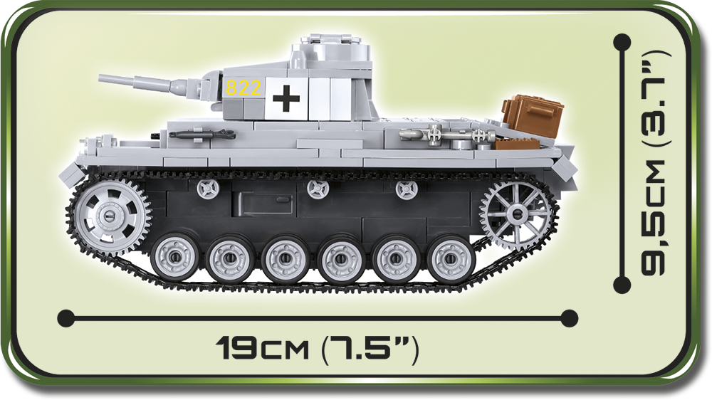 COBI Panzer III Ausf.E #2523