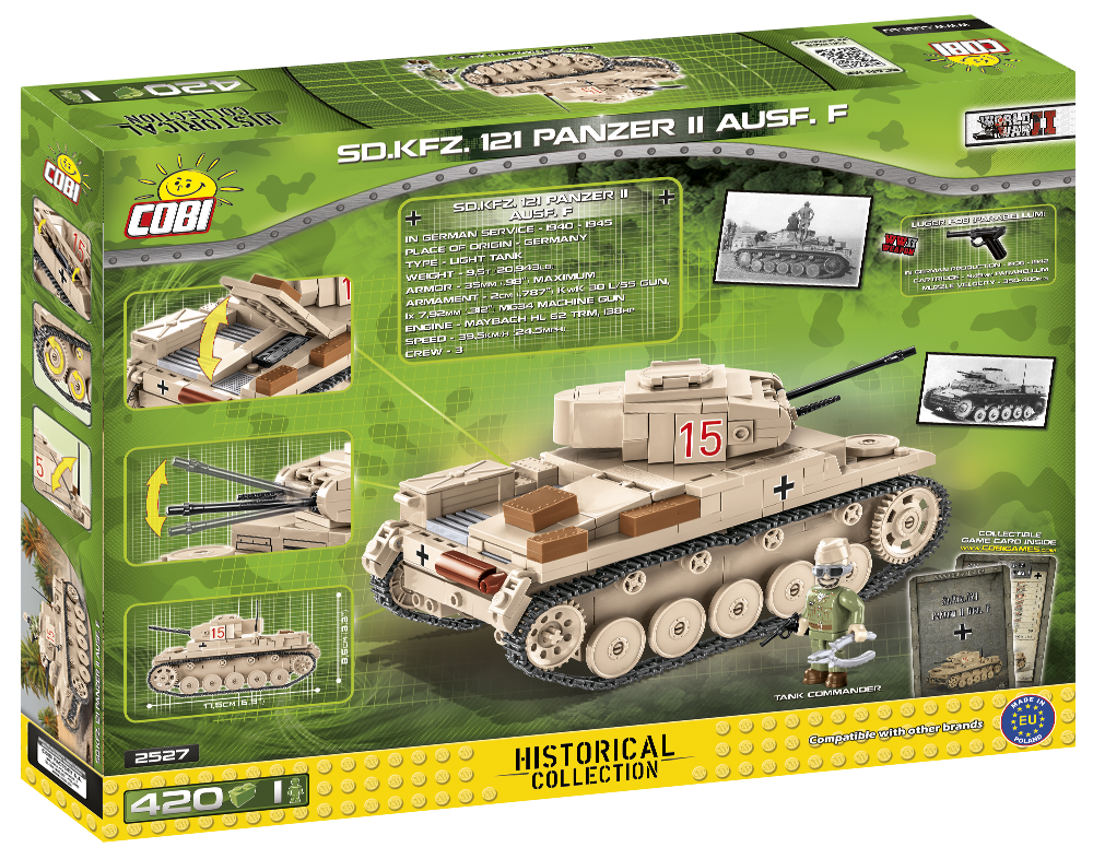 COBI Sd.Kfz.121 Panzer II Ausf. F #2527