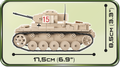 COBI Sd.Kfz.121 Panzer II Ausf. F #2527
