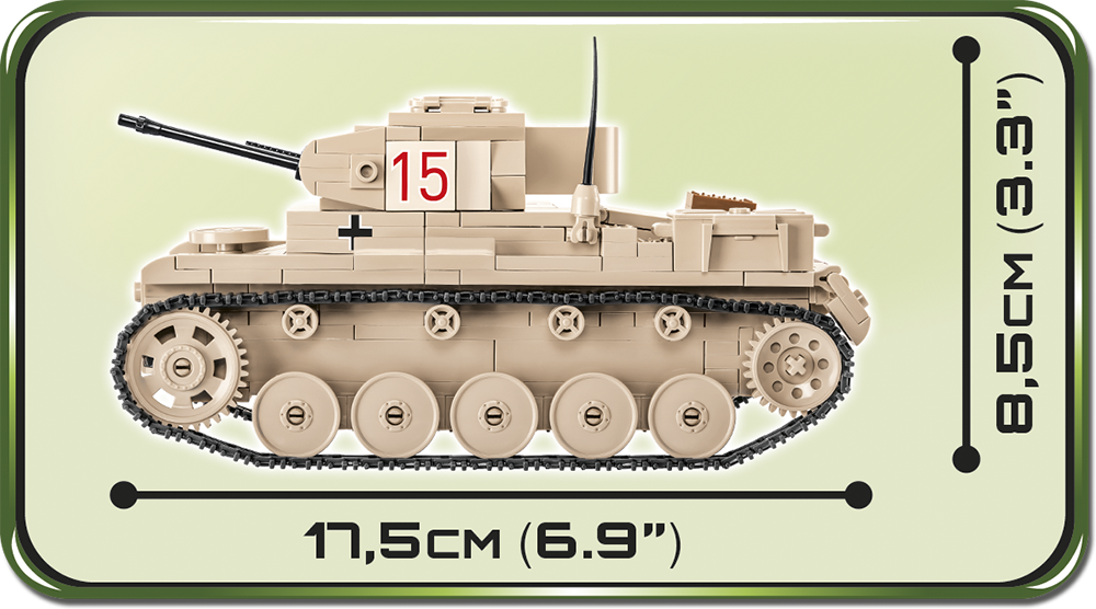 COBI Sd.Kfz.121 Panzer II Ausf. F #2527