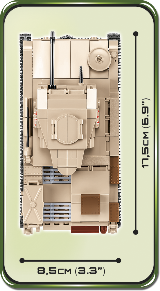 COBI Sd.Kfz.121 Panzer II Ausf. F #2527