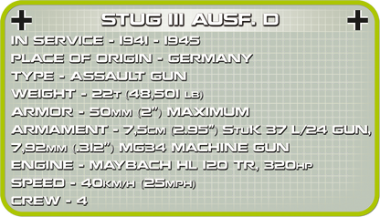 COBI Sturmgeschütz III Ausf. D #2529