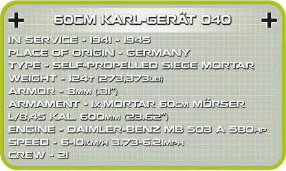 COBI Karl-Gerät 040 (600 mm) #2530