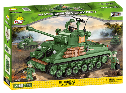 COBI M4A3E8 Sherman Easy Eight #2533