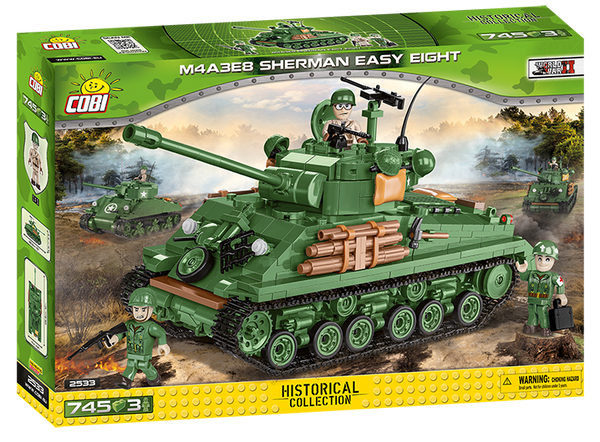 COBI M4A3E8 Sherman Easy Eight #2533