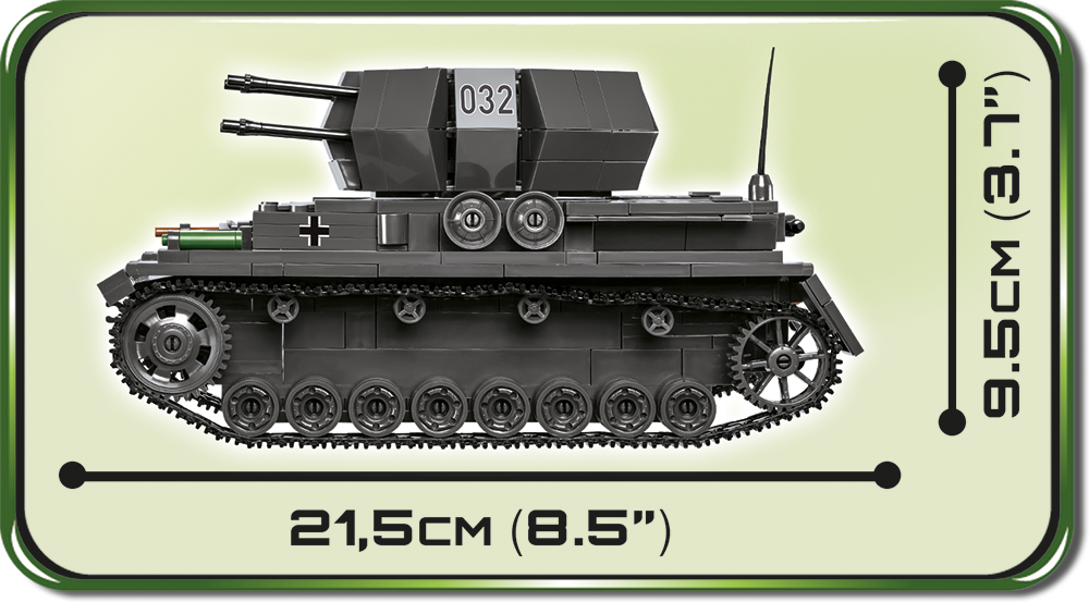 COBI Flakpanzer IV Wirbelwind #2548