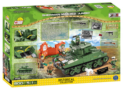 COBI LIMITED EDITION Sherman M4A3E2 "Jumbo" Tank