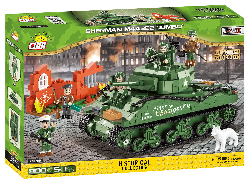 COBI LIMITED EDITION Sherman M4A3E2 "Jumbo" Tank