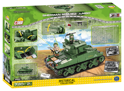 COBI Sherman M4A3E2 Jumbo #2550