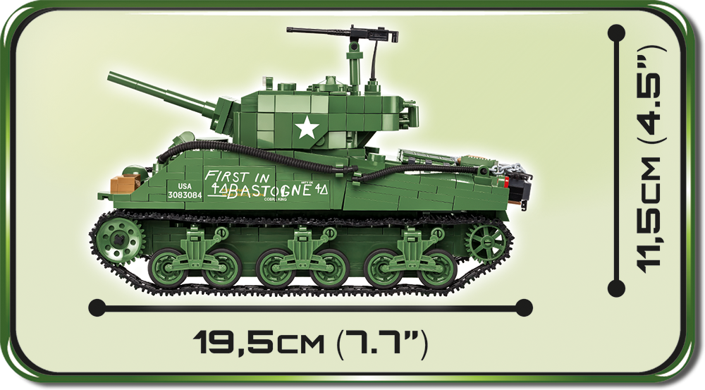 COBI Sherman M4A3E2 Jumbo #2550