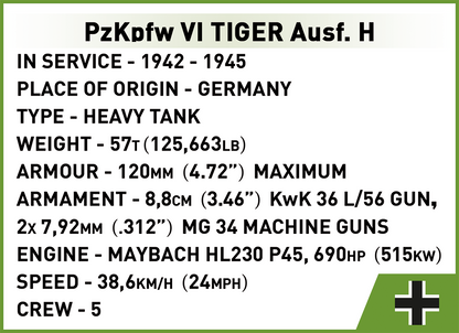 COBI Panzerkampfwagen VI Tiger 131 #2556