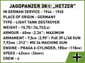 COBI Jagdpanzer 38(t) Hetzer #2558