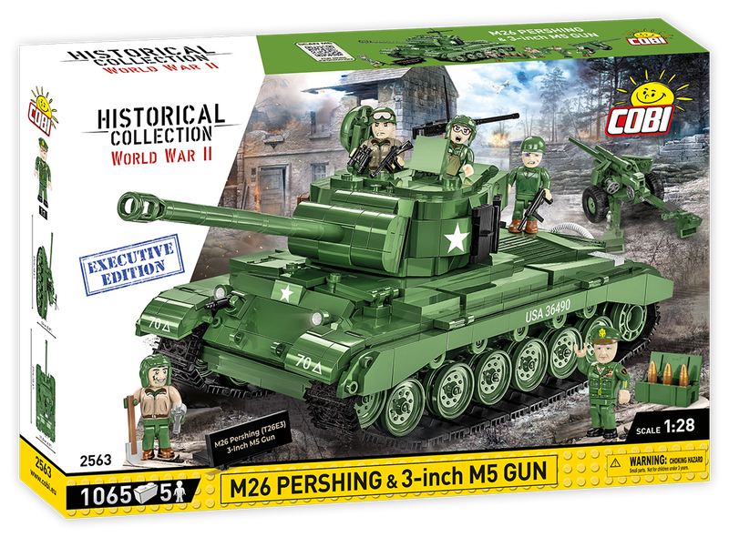 COBI M26 Pershing - 3-inch M5 Gun - Executive Edition #2563