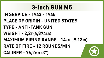 COBI M26 Pershing - 3-inch M5 Gun - Executive Edition #2563