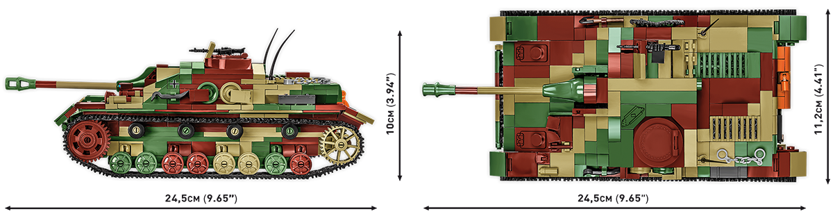 COBI Sturmgeschütz IV Sd.Kfz.167 #2576