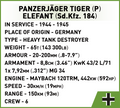 COBI Panzerjäger Tiger (P) Elefant #2582
