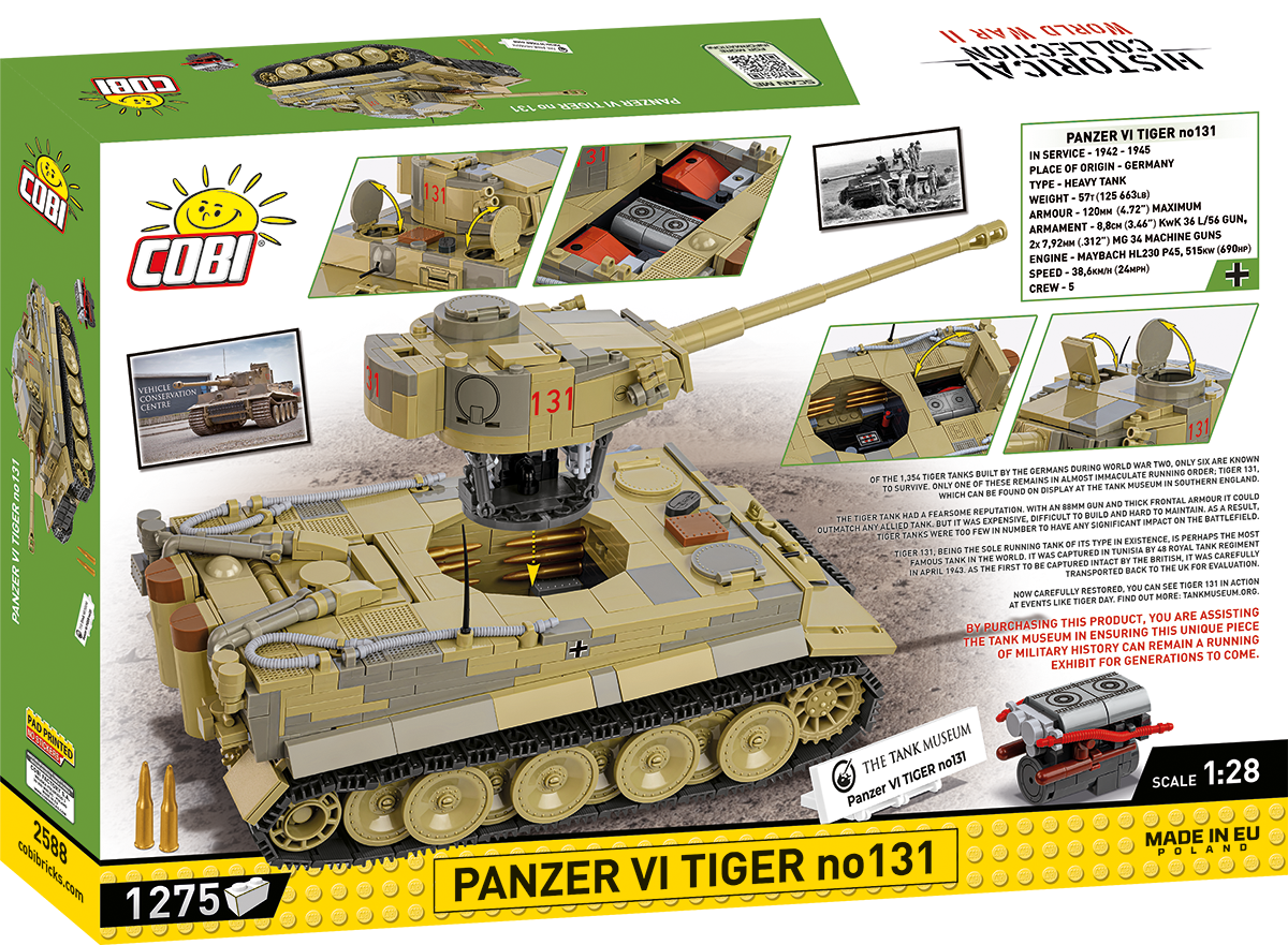 COBI Panzer VI Tiger no131 #2588