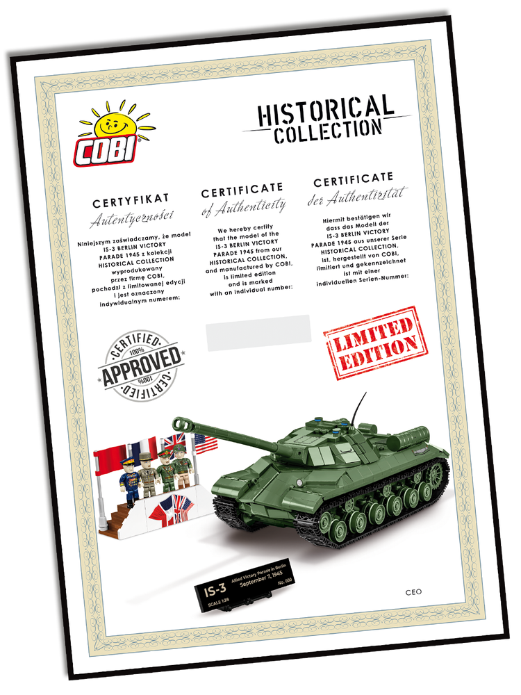 COBI IS-3 Berlin Victory Parade 1945 - Limited Edition #2589