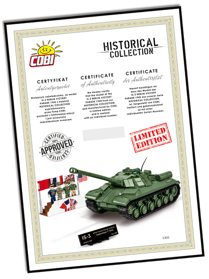 COBI IS-3 Berlin Victory Parade 1945 - Limited Edition #2589