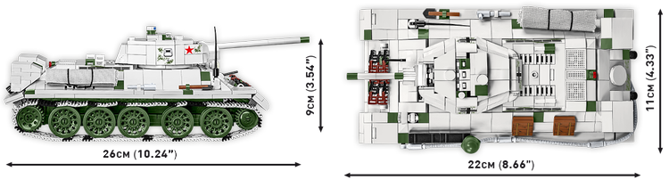 COBI T-34/76 / Pz.Kpfw. T-34 747(r) Limited Edition Set 2594