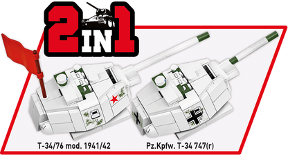 COBI T-34/76 / Pz.Kpfw. T-34 747(r) Limited Edition Set 2594