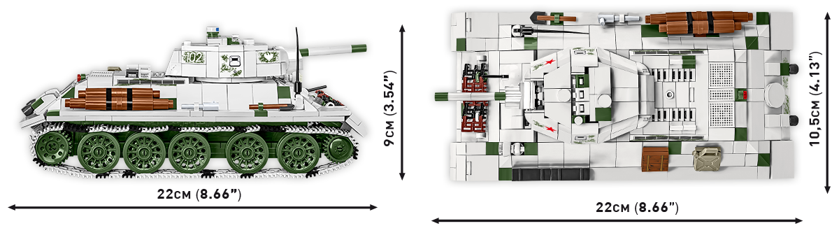 COBI T-34/76 mod. 1941/42 Set 2595