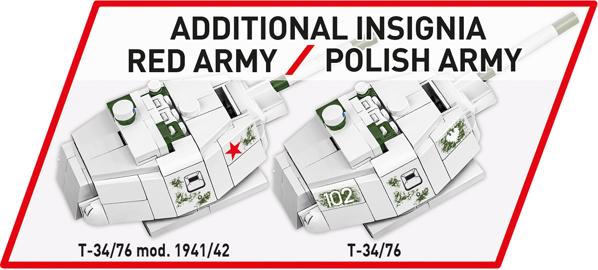 COBI T-34/76 mod. 1941/42 Set 2595