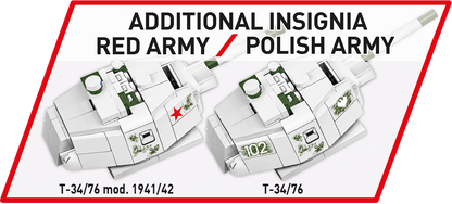 COBI T-34/76 mod. 1941/42 Set 2595