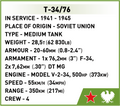 COBI T-34/76 mod. 1941/42 Set 2595