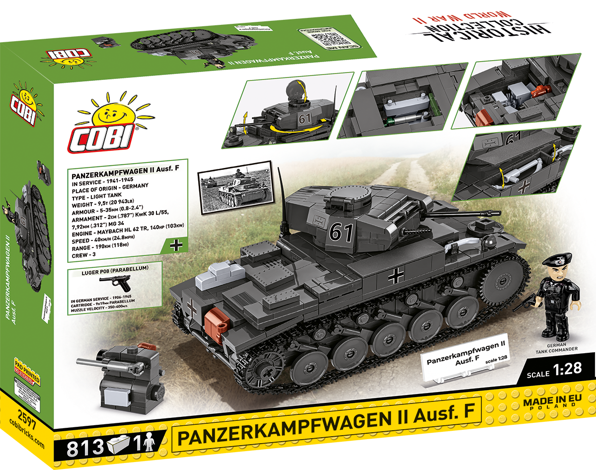 COBI Panzerkampfwagen II Ausf. F Set 2597